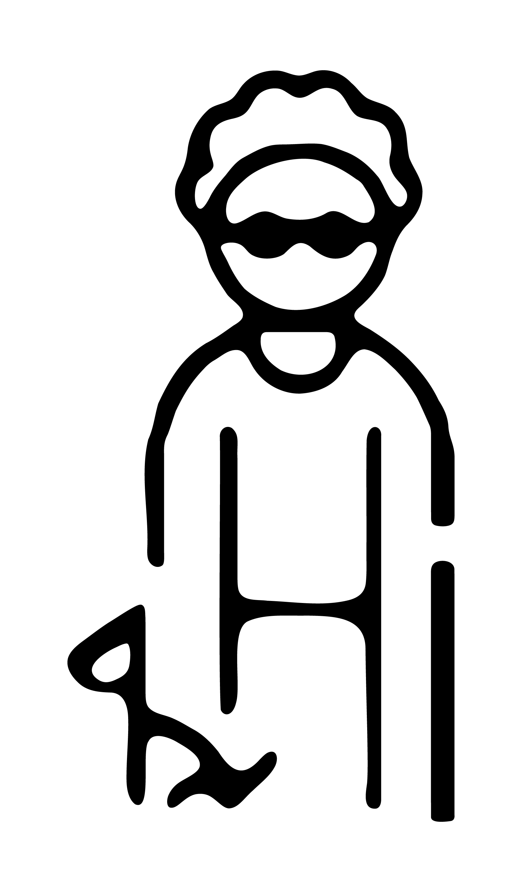 Illustration d'une personne aveugle